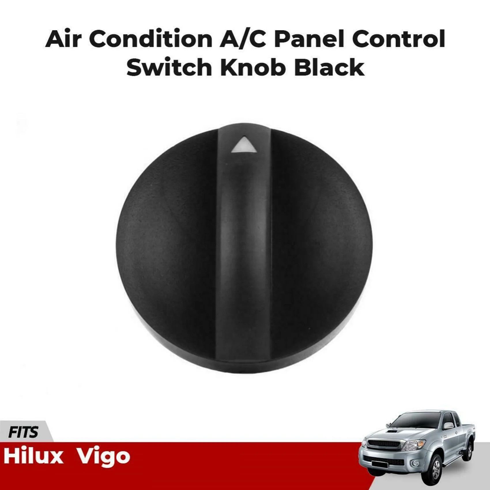 Coche de Aire acondicionado A/C en el Panel de Control de la Perilla del Interruptor de Negro para Toyota Hilux Vigo 2004-2011 55905-0K011 559050K011