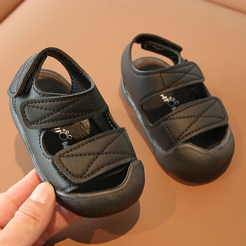 Baywell Verano Bebé Sandalias Para Niñas Niños de la PU de Cuero de Fondo Suave Zapatos de los Niños de la Moda Poco de Playa para Niños Sandalias de Niño Zapatos