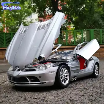 1:12 Mercedes Benz SLR McLaren de Alta Simulación Diecast Automóvil de Metal de Aleación Modelo de Coche Juguetes para los Niños de Regalo de Colección