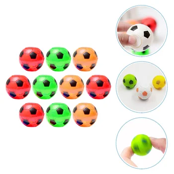 10 Pcs de la yema del Dedo de Mini Fútbol Juguetes Educativos Juguete Gyro Fidget Interactivo para Niños Peg-top a Granel