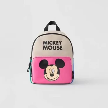 29X24X10 cm de dibujos animados de Disney de Mickey y Minnie Mouse Nueva Mochila de los Niños Mini bulto escolar de las Niñas y los Niños Lindo Bolso de Hombro