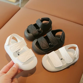 Baywell Verano Bebé Sandalias Para Niñas Niños de la PU de Cuero de Fondo Suave Zapatos de los Niños de la Moda Poco de Playa para Niños Sandalias de Niño Zapatos