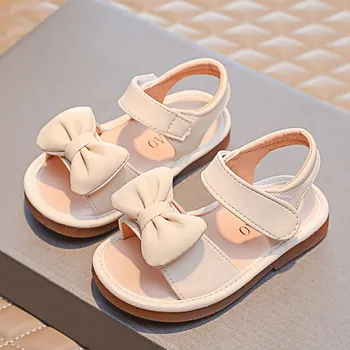 Bowknot Zapatos de los Niños de las Niñas de Bebé de Prewalker Playa de Verano Sandalias de Niño Niña la Niña de los Zapatos de Tamaño 2 Niña Sandalias de Tamaño 8