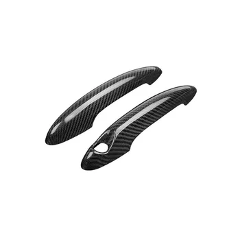 La Fibra de carbono del Coche de la Manija de la Puerta Cubre de ajuste para el BMW MINI Cooper S R50 R52 R53 R55 R56 R57 R58 R59 R61 JC