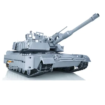 Regalos de Metal Completo 1:16 RC Tanque Militar 3918 Abrams M1A2 TUSK II de Radio Seguimiento de Vehículos para Niños al aire libre Juguetes TH21249