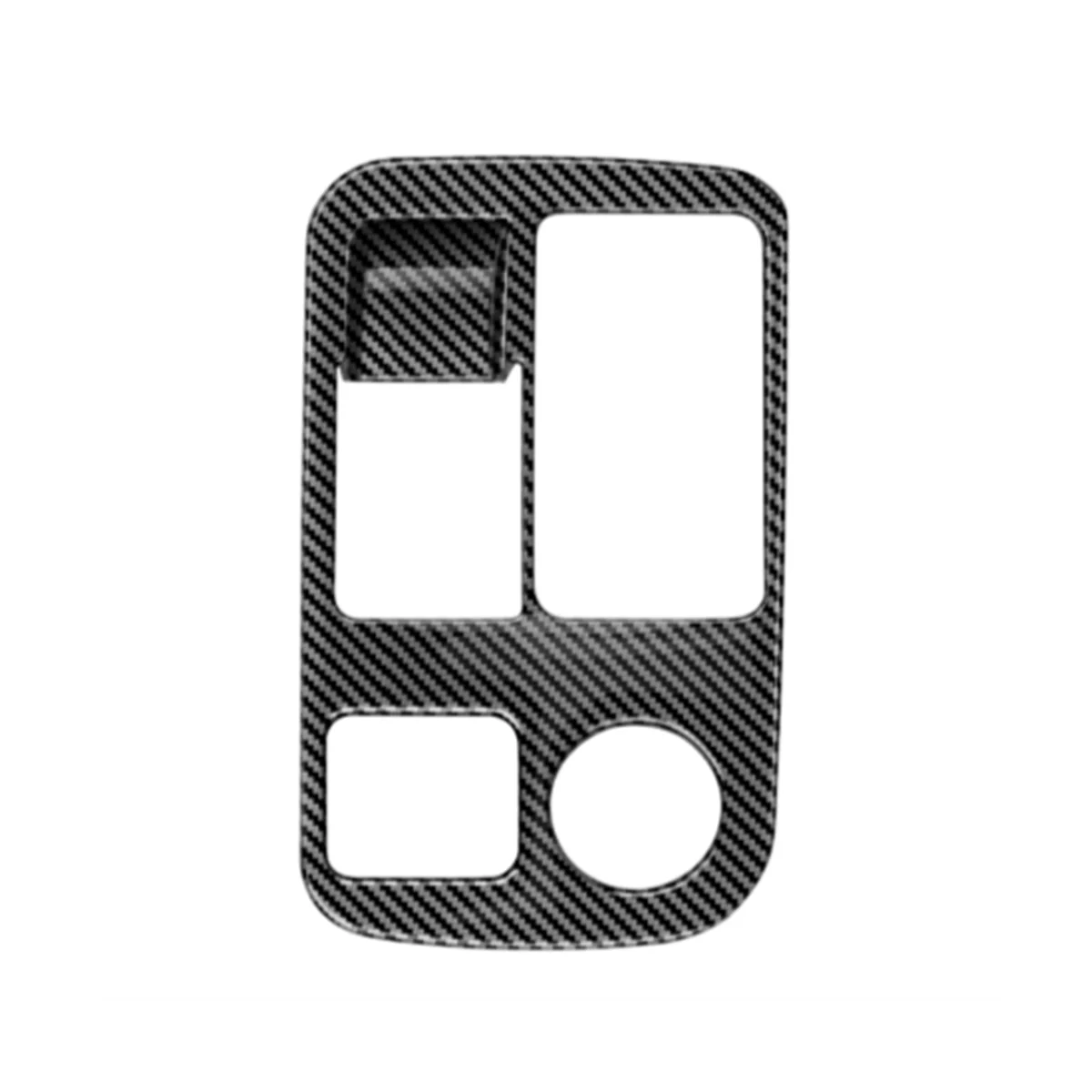 La Fibra de carbono del Faro Interruptor de Botón de la Cubierta para Hyundai Ioniq 6 2022 2023 Faro de Coche Ajuste del Marco Interior de la etiqueta Engomada