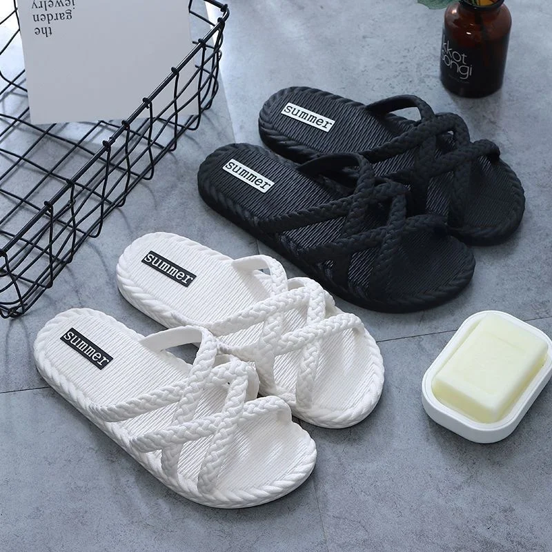 2023 popular de Nuevo zapatillas para las mujeres del interior de dormitorios, baños, antideslizante y resistente al desgaste de la versión coreana de moda