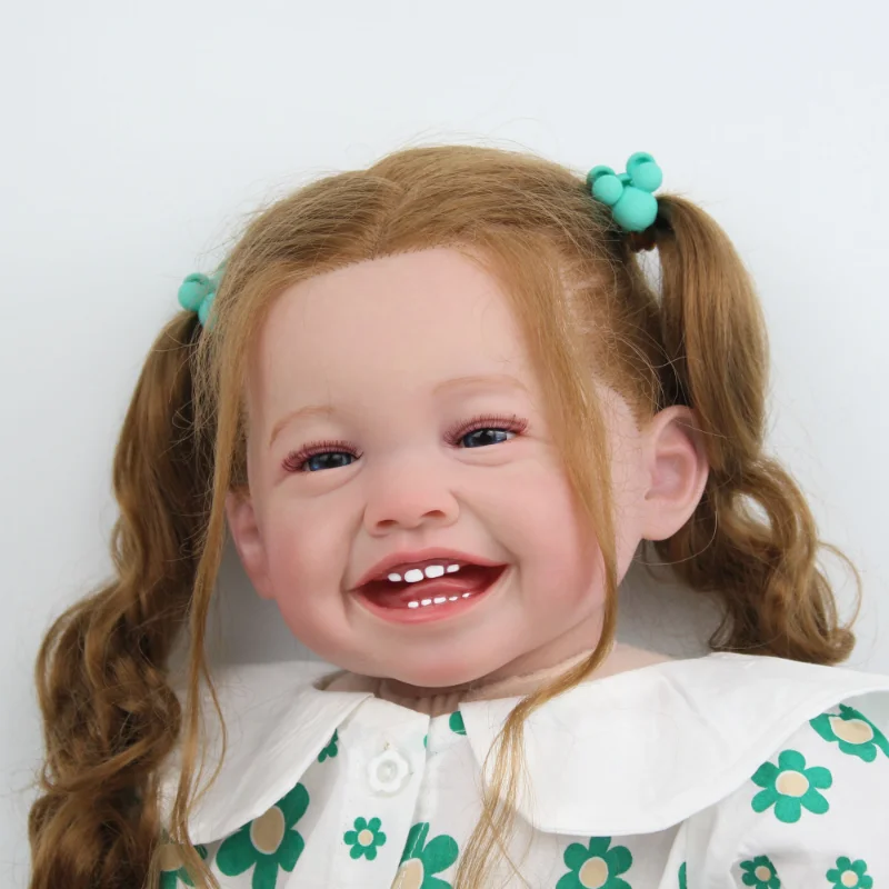 60CM Reborn Baby Doll trata de 24 pulgadas de la Pintura de la Piel de Tela Cuerpo de Silicona de Arte de la Muñeca con Vasos Sanguíneos Realistas Hechos a Mano de Muñecas de Juguete para Niña