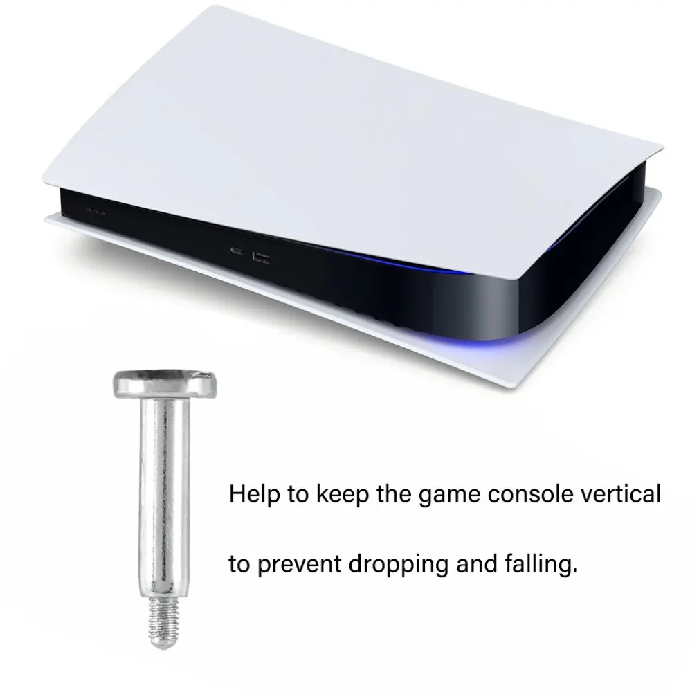 Tornillo de la Varilla Para PS5 Consola de juegos de la Consola Tornillo de Fijación Tornillo de Montaje de la Base del Tornillo de Metal Durable Tornillo Vertical Soporte