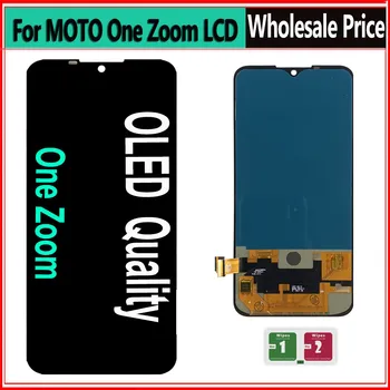 100% de Prueba Para Motorola Uno de Zoom XT2010 XT12010-1 Pantalla LCD de Pantalla Táctil Digitalizador Asamblea Para MOTO Un Zoom de LCD