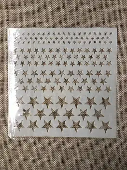 13cm de Estrellas de BRICOLAJE de Capas de Plantillas de Pintura en la Pared de un Álbum de recortes para Colorear Relieve Álbum Decorativos de la Plantilla