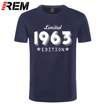 1963 Edición Limitada de Oro de Diseño de los Hombres de Negro T-SHIRT Casual y Fresco orgullo la camiseta de los hombres Unisex de la Moda Nueva camiseta Suelta Tamaño