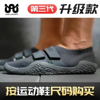 2023 Nuevo en Cuclillas Duro Tire de Zapatos para Hombres Suela Suave Gimnasio de Zapatos de Mujer Slip-on de Levantamiento de pesas de Entrenamiento de Zapatos Unisex Tamaño 35-46