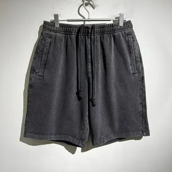 2023ss AC Lavados Vintage Cortos Y2k Pantalones Casuales Transpirable Deportivos de Streetwear de Corredores de Tráfico de los Hombres Ropa de Ropa de Mujer