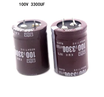 2pcs 3300uf 100v Radial de los Condensadores Electrolíticos 3040