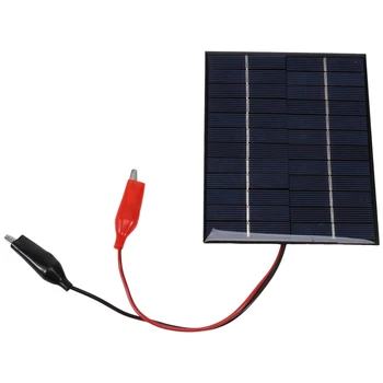 2X Impermeable del Panel Solar 5W 12V al aire libre DIY Células Solares del Cargador de Polisilicio Epoxi Paneles De 9-12V de la Batería de la Herramienta