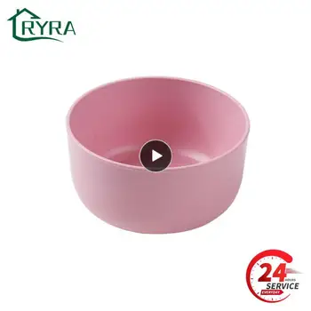 4~20PCS Color de la Vajilla Reutilizable de Paja de Trigo Tazón, Vajilla para Niños Bebé Bandeja de Alimentación Cómodo Al Tacto