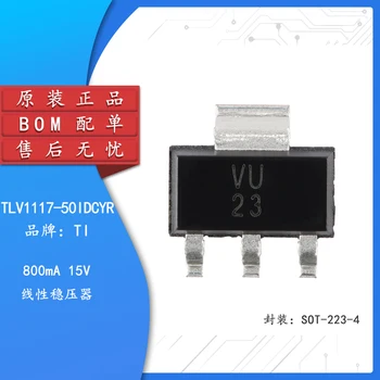 5pcs Original TLV1117-50IDCYR SOT-223-4 5V 800mA regulador lineal chip