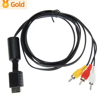 6 1,8 M Audio Video Cable AV RCA Para SONY PS2 PS3 PS SISTEMA de