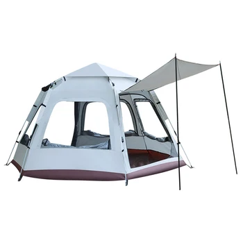 Al aire libre de Auto-conducción Viajes de Camping Carpa Rápida y Automática de apertura de Tienda de campaña Portátil a prueba de Lluvia de Sol a prueba de Tienda de campaña de Sol Refugio