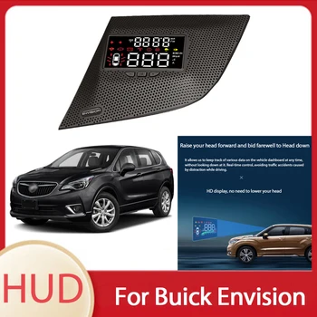 Auto Accesorios Electrónicos Head Up Display HD de HUD Proyector de la Pantalla de Alerta de Exceso de velocidad Alarma de Detector De Buick Envision