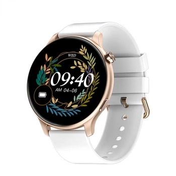 Bluetooch Conectado Reloj Hombre Inteligente De La Aptitud De La Pulsera De Reloj De Alarma Smartwatches La Mujer De Goma De Color Rosa Relojes De Marca De Lujo De 2023 Venta