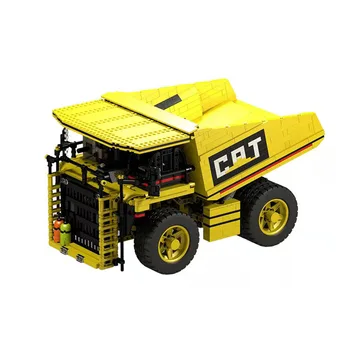 Clásico Camión de Minería de datos MOC-5708 Dump Truck 2127pcs Excavadora Cubo Camión Modelo de Diseño de DIY Bloques de Construcción de Juguete de Regalo de Navidad