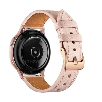 De 20 mm de la Banda de Reloj de Cuero Para Huawei Reloj GT 3/2 GT2 42mm GT3 Pro de 43 mm Correa de las Mujeres de Honor de la Magia 2 ES el Smartwatch de la Pulsera de la Pulsera