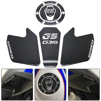 G310GS de Fibra de Carbono Textura Pegatinas se Adapta Para la BMW G 310GS SG G310 2018-2022 Motocicleta Tanque Almohadilla 3D de Resina Epoxi Protector de Calcomanías