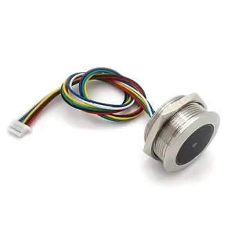 GM861 Metal LED Anillo de Control de la Luz Indicadora de la Interface UART 1D/2D de Código de Barras Lector de Código QR Módulo