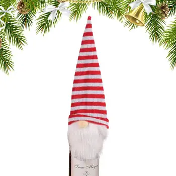 Gnome Navidad Botella De Vino De La Cubierta Feliz Navidad Decoraciones Para El Hogar Adornos De Navidad Regalos De Navidad Feliz Año Nuevo