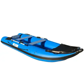 Goboat GTK370 Bote Inflable CE del PVC al aire libre Bluewater 2 Personas Carpa de Pesca en Kayak a la Deriva de Remo Equipo de Camping