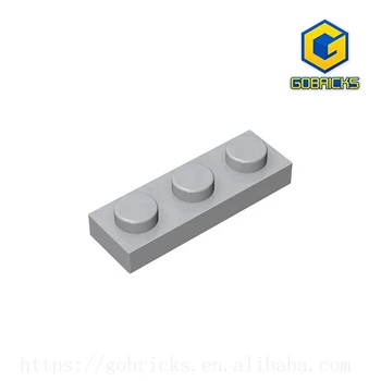 Gobricks GDS-503 de la Placa de 1 x 3 compatible con lego 3623 piezas de los niños DIY bloque de construcción de las Partículas de la Placa de BRICOLAJE