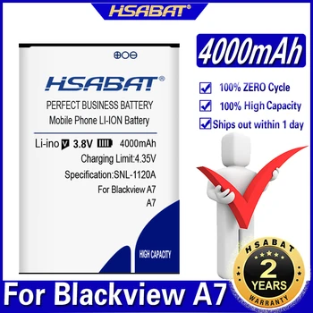 HSABAT 4000mAh de la Batería Para el Blackview A7 A7 Pro de Alta Calidad de la Batería del Teléfono Inteligente