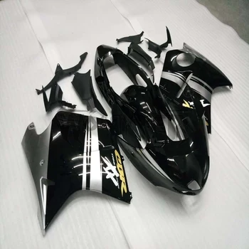inyección de Carenado kit para CBR1100 XX 1997 2000 2001 2002 2003 negro plateado ABS de plástico de la carrocería kit de carenados de la motocicleta