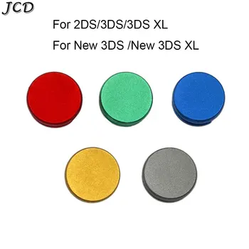 JCD 1pcs Metal 3D Joystick Cap Para 3DS, 3DSXL 3DSLL Controlador Analógico palanca Para la Nueva 2DS 3DS LL XL Thumbstick Botón