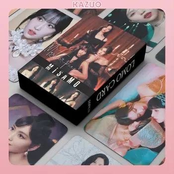 KAZUO 55 Pc dos veces MISAMO Álbum Lomo de la Tarjeta de Kpop Photocards Postales de la Serie