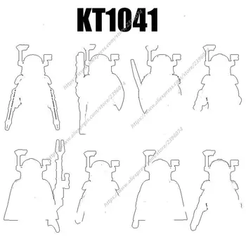 KT1041 Figuras de Acción de la Película accesorios de Construcción de Bloques, Ladrillos juguetes XP310 XP311 XP312 XP313 XP314 XP315 XP316 XP317