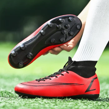La calidad de los Zapatos del Fútbol Mayorista de Botas de Fútbol C. Ronaldo Asesino Chuteira Campo TF/AG de Fútbol de la Zapatilla de deporte de los Zapatos de Entrenamiento de fútbol sala