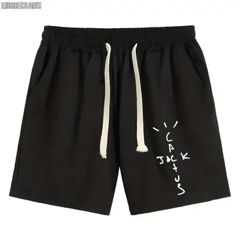 LIBRECLANS Personalizada inglés patrón de los hombres pantalones cortos de playa cordón de natación pantalones de playa de verano de surf y la natación deportes