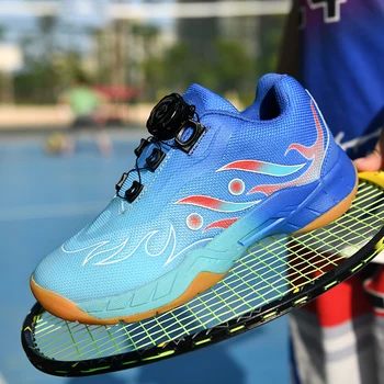 Los niños zapatos de bádminton antideslizante transpirable para niños al aire libre tenis de mesa tenis.
