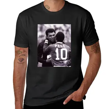 Muhammad Ali Y Pelé T-Shirt de gran tamaño t-shirt ropa kawaii negro camiseta camisetas hombre de los hombres de manga larga camisetas