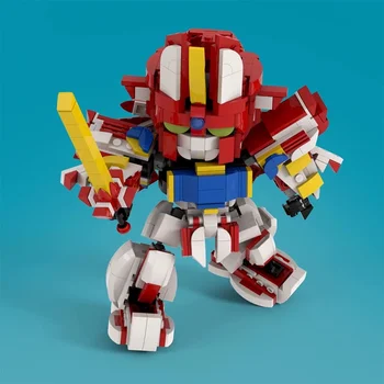 Mágico Rey Granzort 660pcs Montar Ladrillos Moc Robots Bloques de Construcción de Juguete Mech Warrior Figura de Acción Modelo de Juguetes Para los Niños