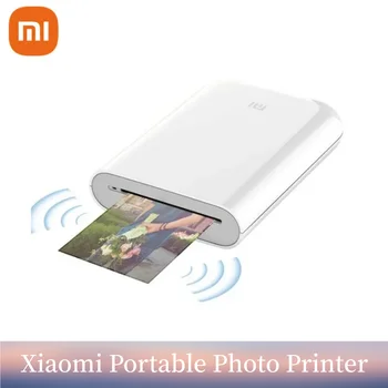 Original Xiaomi Mijia Portátil Impresora Fotográfica AR Foto ZINK Térmica Mini de Bolsillo Inalámbrico de Bluetooth de la Impresora Funciona con Mi Casa de la APLICACIÓN