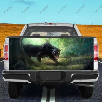 pantera animal Coche pegatinas camión posterior de la cola de modificación de pintura adecuado para camión dolor coche de embalaje accesorios calcas