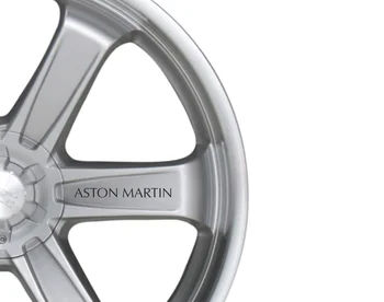Para 6x Coche de la Aleación de la Rueda de la etiqueta Engomada encaja Aston Martin Calcomanía de Vinilo Adhesivo PT2