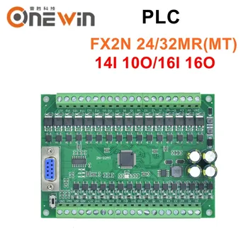 PLC FX2N-24MR 24MT 32MR 32MT Industrial Controlador Programable 14 y 10, 16 y 16