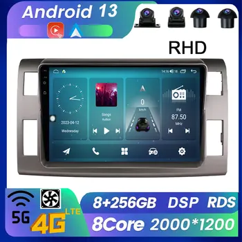 RHD Para Toyota Previa XR50 3 III 2006-2019 Coche de la Pantalla de 10.2 Pulgadas Android 13 Carplay Auto Multimedia Reproductor de Vídeo de Navegación Estéreo