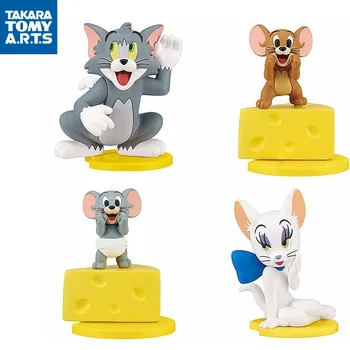 TAKARA TOMY Original Gashapon de Tom y Jerry Susurro Muñecas Adornos Tuffy Toodles Abundancia de Anime Lindo Figuras de Acción Juguetes para los Niños