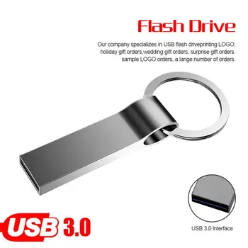 USB 3.1 Unidad Flash de 2 tb de Alta Velocidad de la Impulsión de la Pluma del Metal de la prenda Impermeable de Tipo C, Usb, PenDrive Para los Dispositivos de Almacenamiento Informático